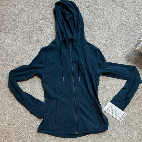 NWT- Lululemon Define Hooded Jacket *Nulu— Dark Blue - Picture 1 of 3